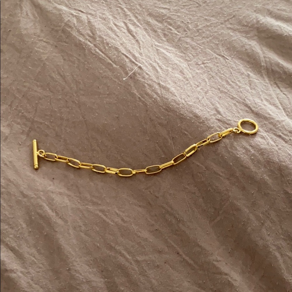 Womens gold plated  clip bracelet